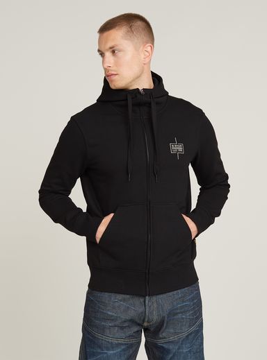 Logo Hooded Zip Thru Jacket